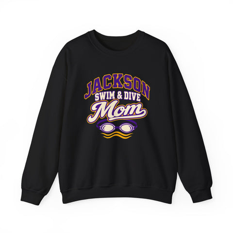Jackson Polar Bears Swim & Dive Mom Crewneck