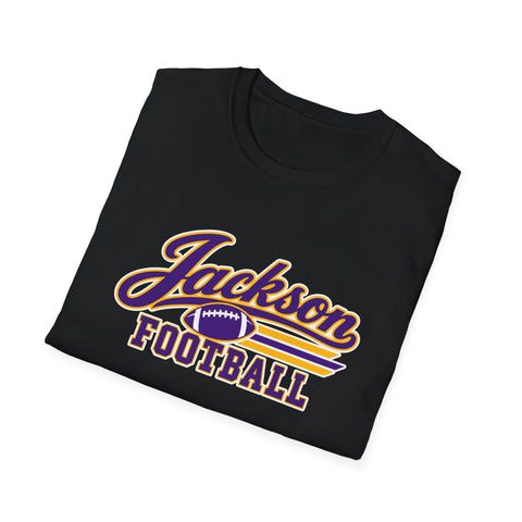 Jackson Polar Bears Football Retro Script T-Shirt
