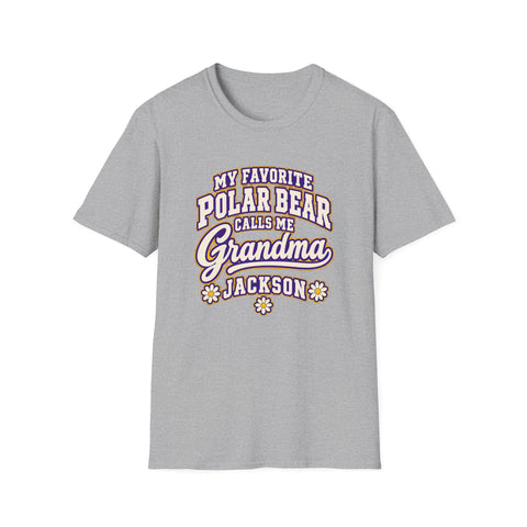 Jackson Polar Bears My Favorite Polar Bear Grandma T-Shirt