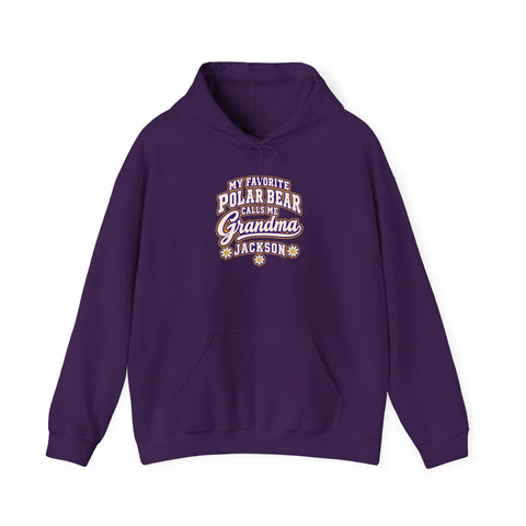 Jackson Polar Bears My Favorite Polar Bear Grandma Hoodie