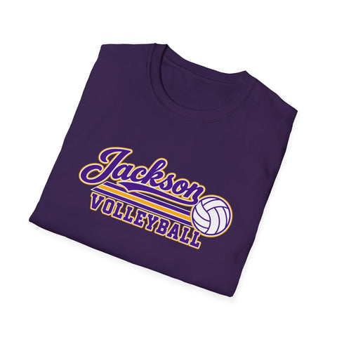 Jackson Polar Bears Volleyball Retro Script T-Shirt