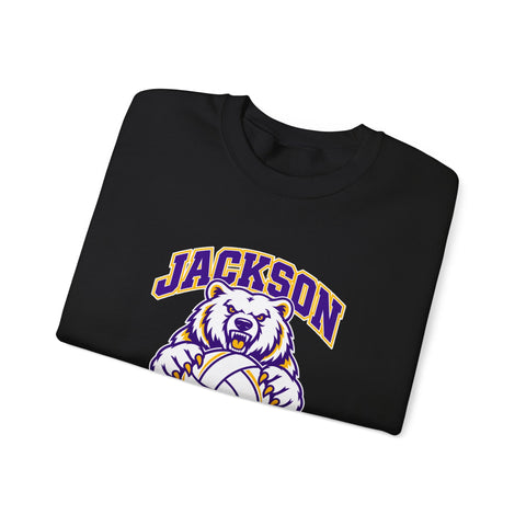 Jackson Polar Bears Volleyball Mascot Crewneck Sweatshirt