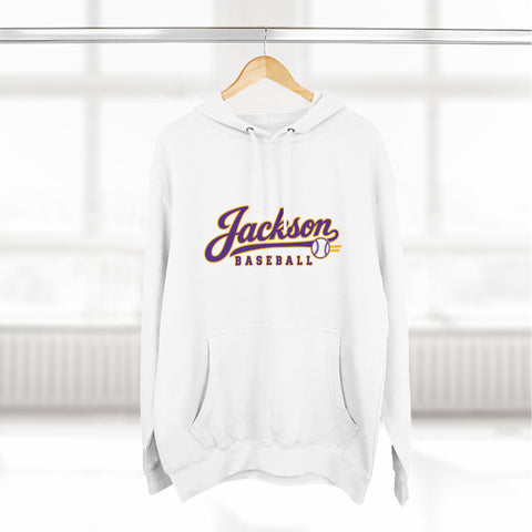 Jackson Polar Bears Baseball Retro Script Hoodie