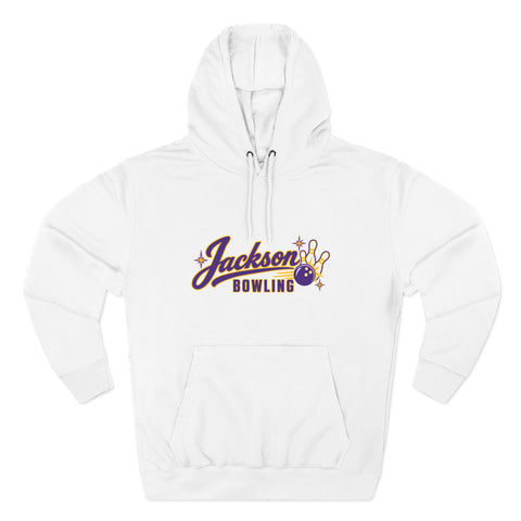 Jackson Polar Bears Bowling Retro Script Hoodie