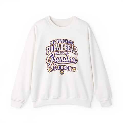 Jackson Polar Bears My Favorite Polar Bear Grandma Crewneck