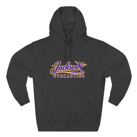 Jackson Polar Bears Gymnastics Retro Script Hoodie