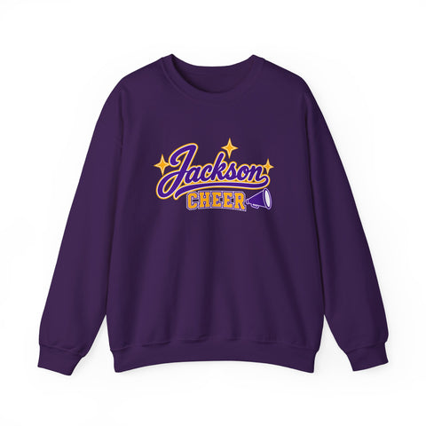 Jackson Polar Bears Cheer Retro Script Crewneck Sweatshirt