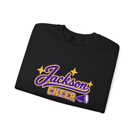 Jackson Polar Bears Cheer Retro Script Crewneck Sweatshirt