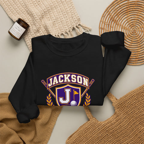 Jackson Polar Bears Golf Varsity Crest Crewneck Sweatshirt