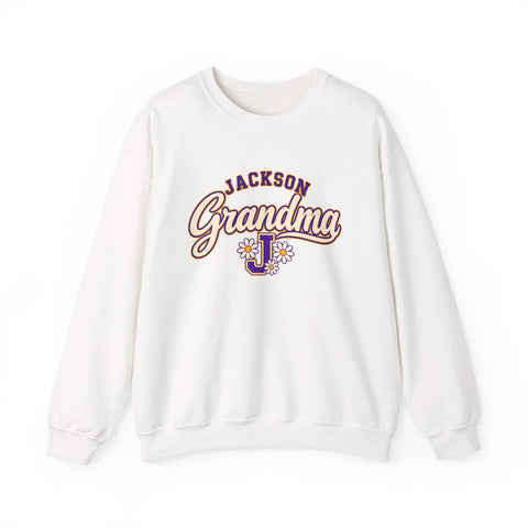 Jackson Polar Bears Grandma Floral Crewneck
