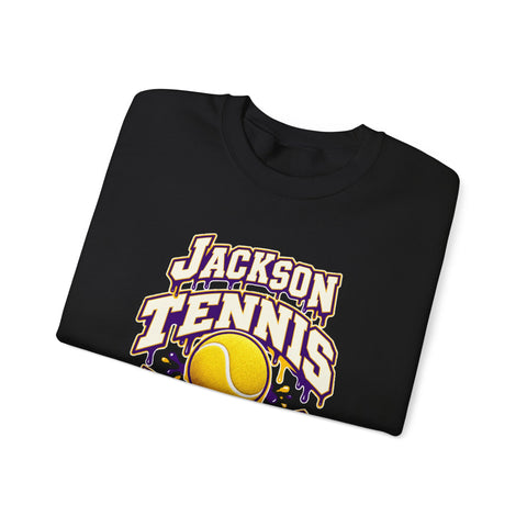 Jackson Polar Bears Tennis Drip Crewneck