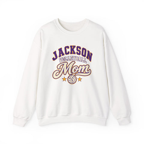 Jackson Polar Bears Volleyball Mom Crewneck