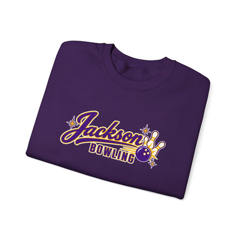 Jackson Polar Bears Bowling Retro Script Crewneck Sweatshirt