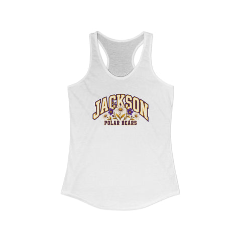 Jackson Polar Bears Women’s Wildflower Varsity Racerback Tank