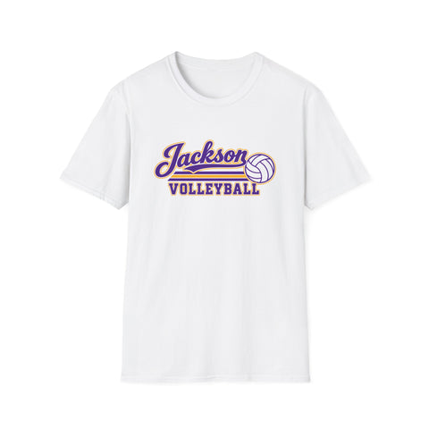 Jackson Polar Bears Volleyball Retro Script T-Shirt