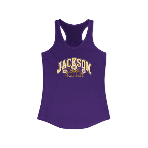 Jackson Polar Bears Women’s Wildflower Varsity Racerback Tank