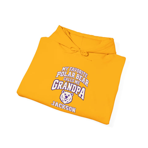 Jackson Polar Bears My Favorite Polar Bear Grandpa Hoodie