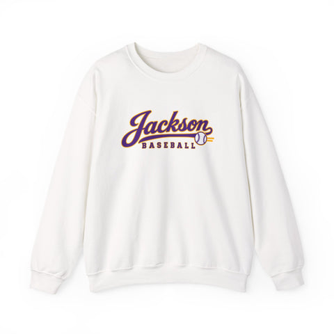 Jackson Polar Bears Baseball Retro Script Crewneck Sweatshirt