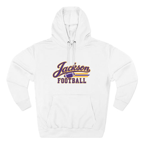 Jackson Polar Bears Football Retro Script Hoodie