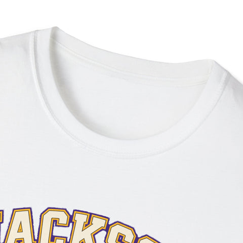 Jackson Polar Bears Cheerleading Gingham Bow T-Shirt