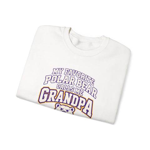 Jackson Polar Bears My Favorite Polar Bear Grandpa Crewneck