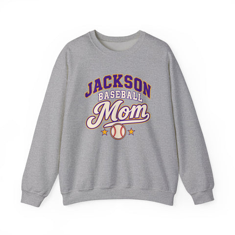 Jackson Polar Bears Baseball Mom Crewneck