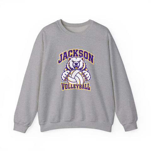 Jackson Polar Bears Volleyball Mascot Crewneck Sweatshirt