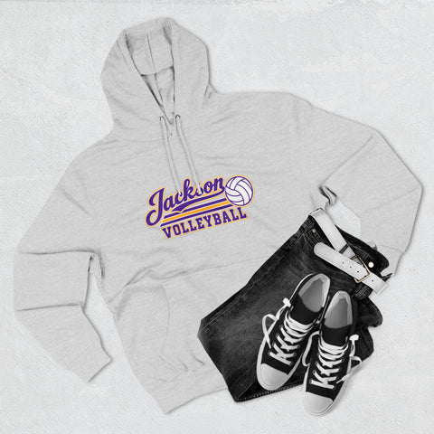 Jackson Polar Bears Volleyball Retro Script Hoodie