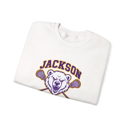 Jackson Polar Bears Lacrosse Mascot Crewneck Sweatshirt