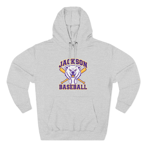 Jackson Polar Bears Baseball Mascot Hoodie
