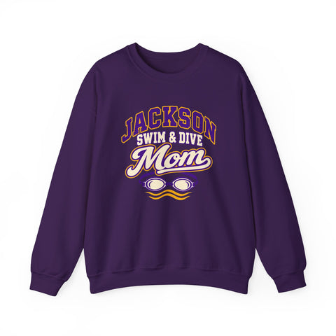 Jackson Polar Bears Swim & Dive Mom Crewneck