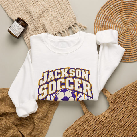 Jackson Polar Bears Soccer Drip Crewneck