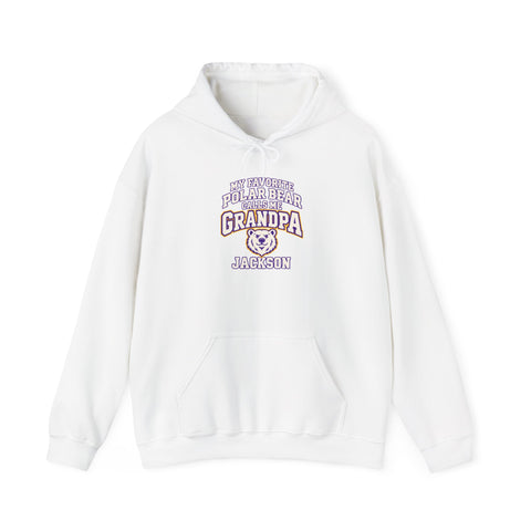 Jackson Polar Bears My Favorite Polar Bear Grandpa Hoodie