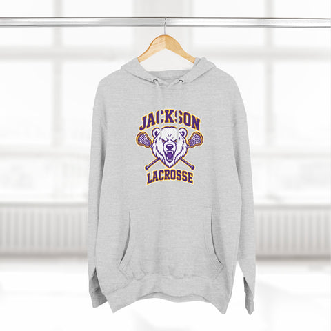 Jackson Polar Bears Lacrosse Mascot Hoodie