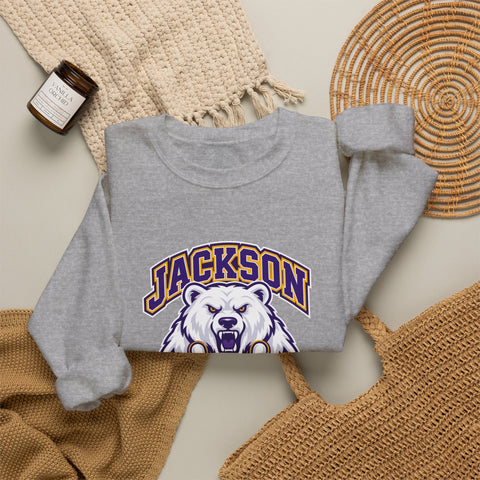 Jackson Polar Bears Bowling Mascot Crewneck Sweatshirt