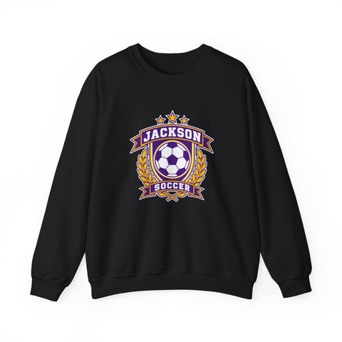 Jackson Polar Bears Soccer Retro Crest Crewneck Sweatshirt