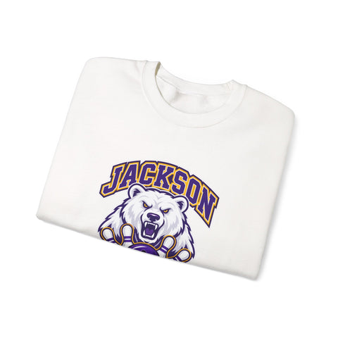 Jackson Polar Bears Bowling Mascot Crewneck Sweatshirt