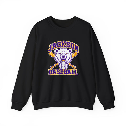 Jackson Polar Bears Baseball Mascot Crewneck Sweatshirt