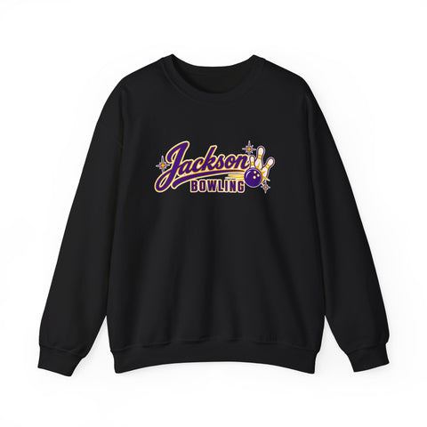 Jackson Polar Bears Bowling Retro Script Crewneck Sweatshirt