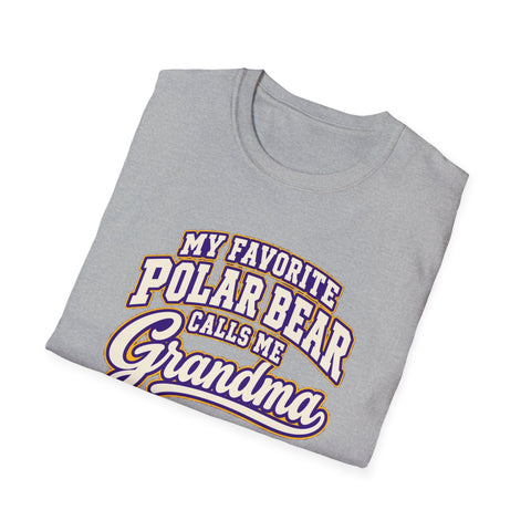 Jackson Polar Bears My Favorite Polar Bear Grandma T-Shirt