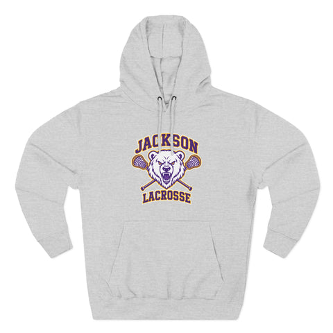 Jackson Polar Bears Lacrosse Mascot Hoodie