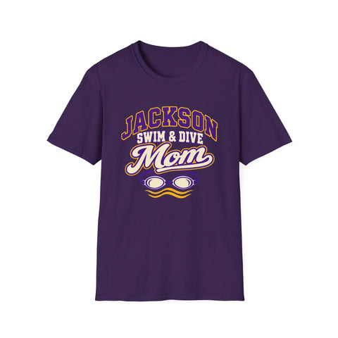 Jackson Polar Bears Swim & Dive Mom T-Shirt