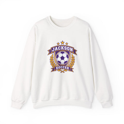 Jackson Polar Bears Soccer Retro Crest Crewneck Sweatshirt