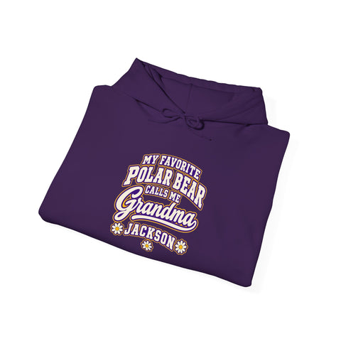 Jackson Polar Bears My Favorite Polar Bear Grandma Hoodie
