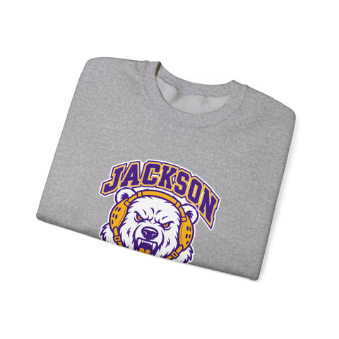 Jackson Polar Bears Wrestling Mascot Crewneck Sweatshirt