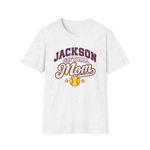 Jackson Polar Bears Softball Mom T-Shirt