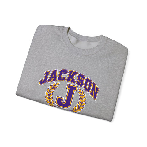 Jackson Polar Bears Wrestling Varsity J Crewneck Sweatshirt