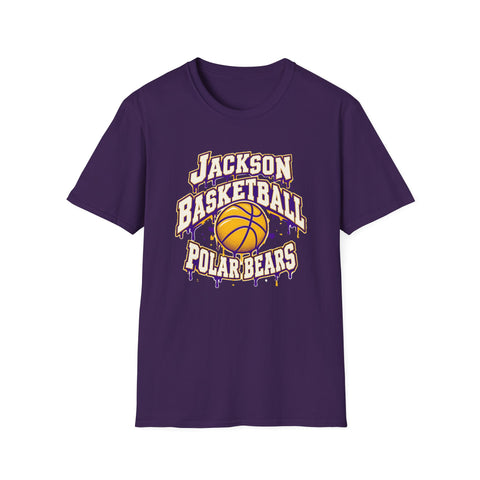 Jackson Polar Bears Basketball Drip T-Shirt