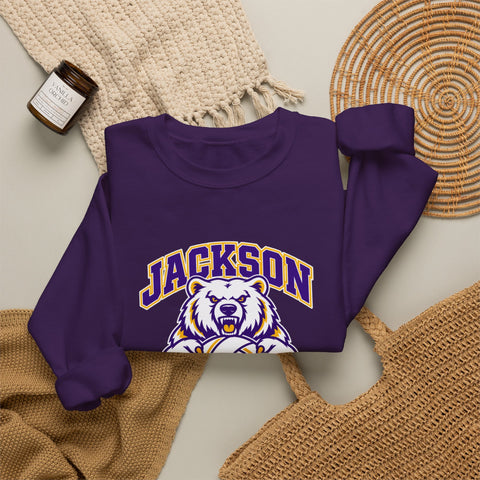 Jackson Polar Bears Volleyball Mascot Crewneck Sweatshirt