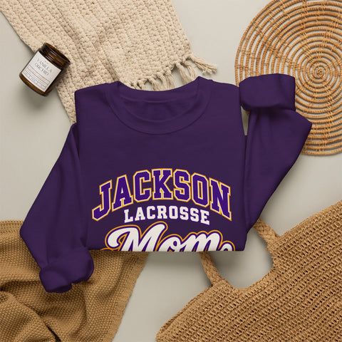Jackson Polar Bears Lacrosse Mom Crewneck